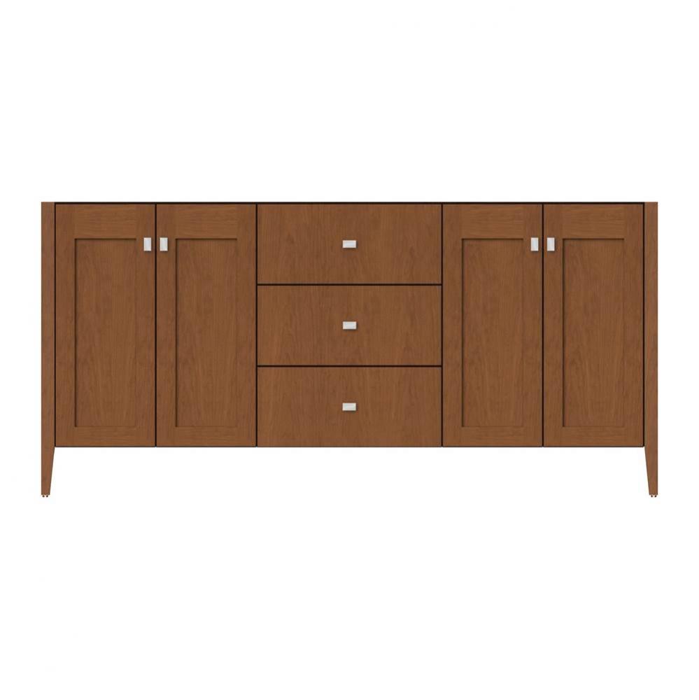 72 X 19 X 34.5 Newhalem Vanity Slab Cinn Cherry Db