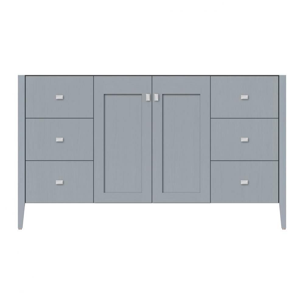 60 X 21.5 X 34.5 Newhalem Vanity Slab Silver Oak Sb