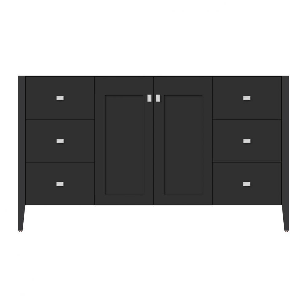60 X 19 X 34.5 Newhalem Vanity Slab Sat Black Sb