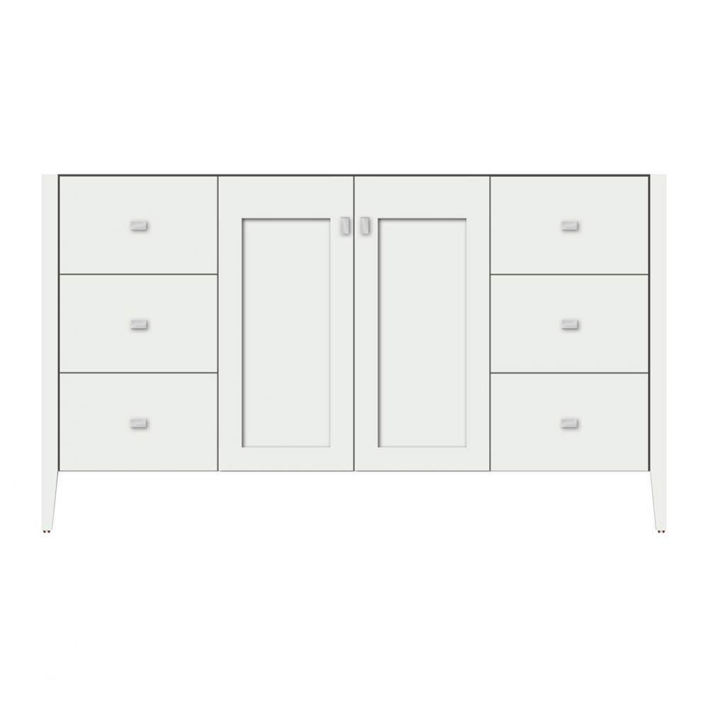 60 X 21.5 X 34.5 Newhalem Vanity Slab Powder Grey Sb