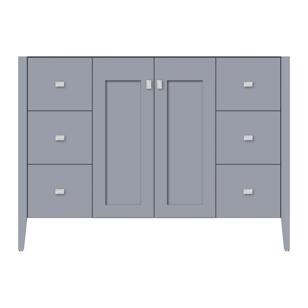 48 X 19 X 34.5 Newhalem Vanity Slab Sat Silver Sb