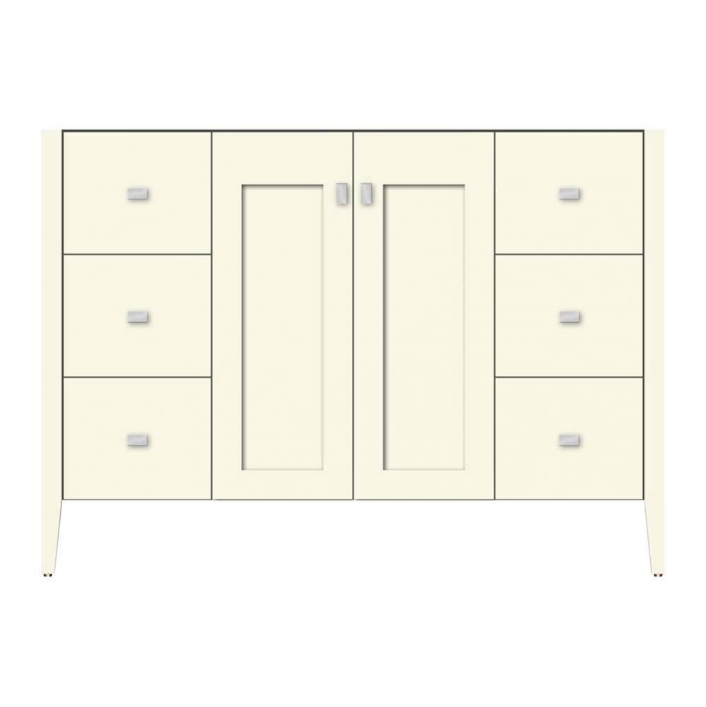 48 X 19 X 34.5 Newhalem Vanity Slab Sat Biscuit Sb
