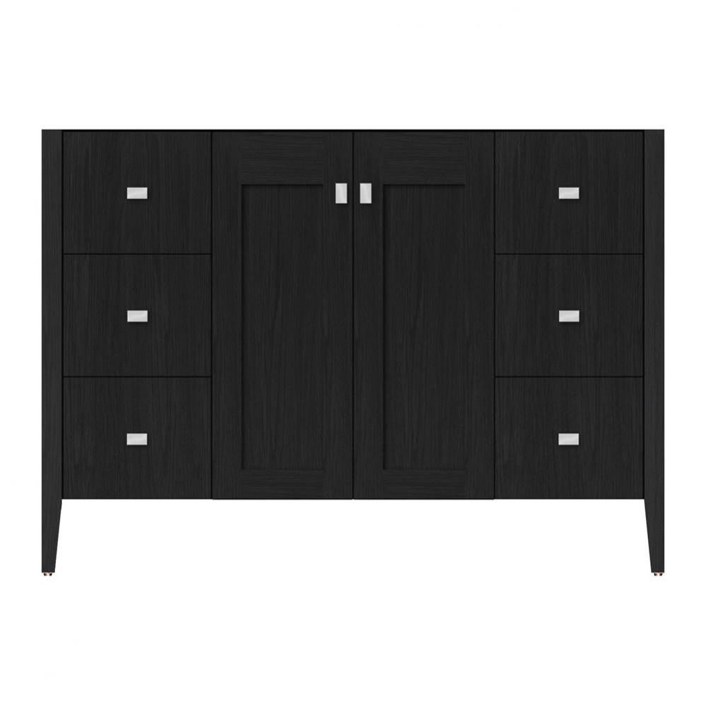 48 X 19 X 34.5 Newhalem Vanity Slab Midnight Oak Sb