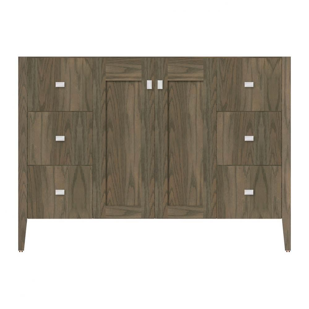 48 X 21.5 X 34.5 Newhalem Vanity Slab Dusky Oak Sb