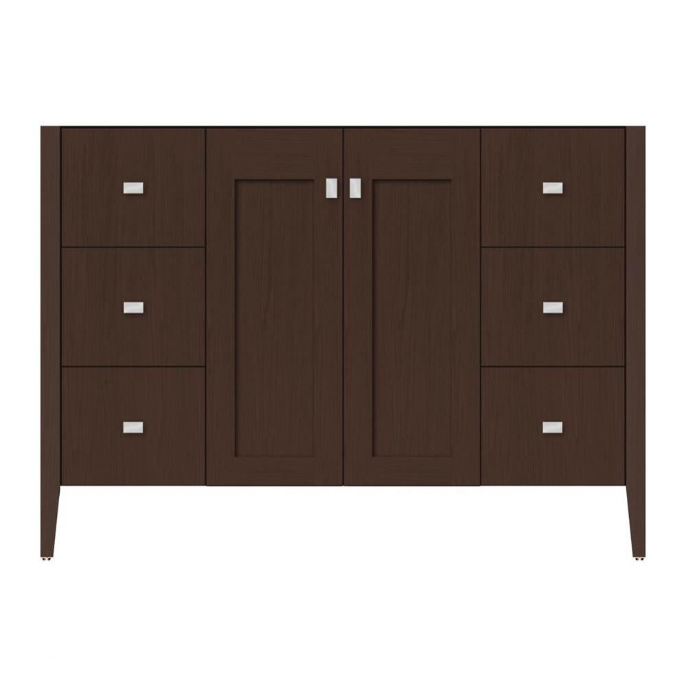 48 X 19 X 34.5 Newhalem Vanity Slab Choc Oak Sb