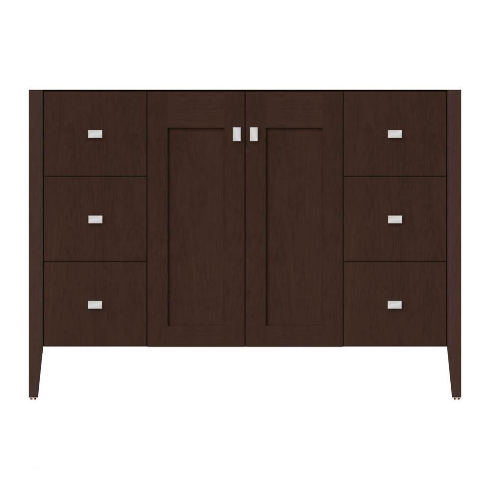 48 X 21.5 X 34.5 Newhalem Vanity Slab Choc Cherry Sb