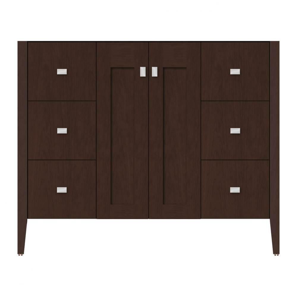 42 X 19 X 34.5 Newhalem Vanity Slab Choc Cherry Sb