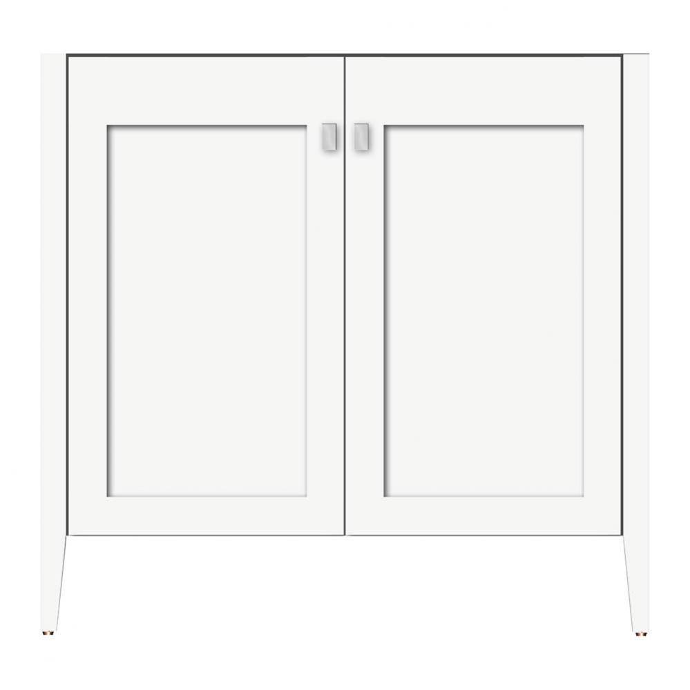 36 X 19 X 34.5 Newhalem Vanity Slab Sat White Std