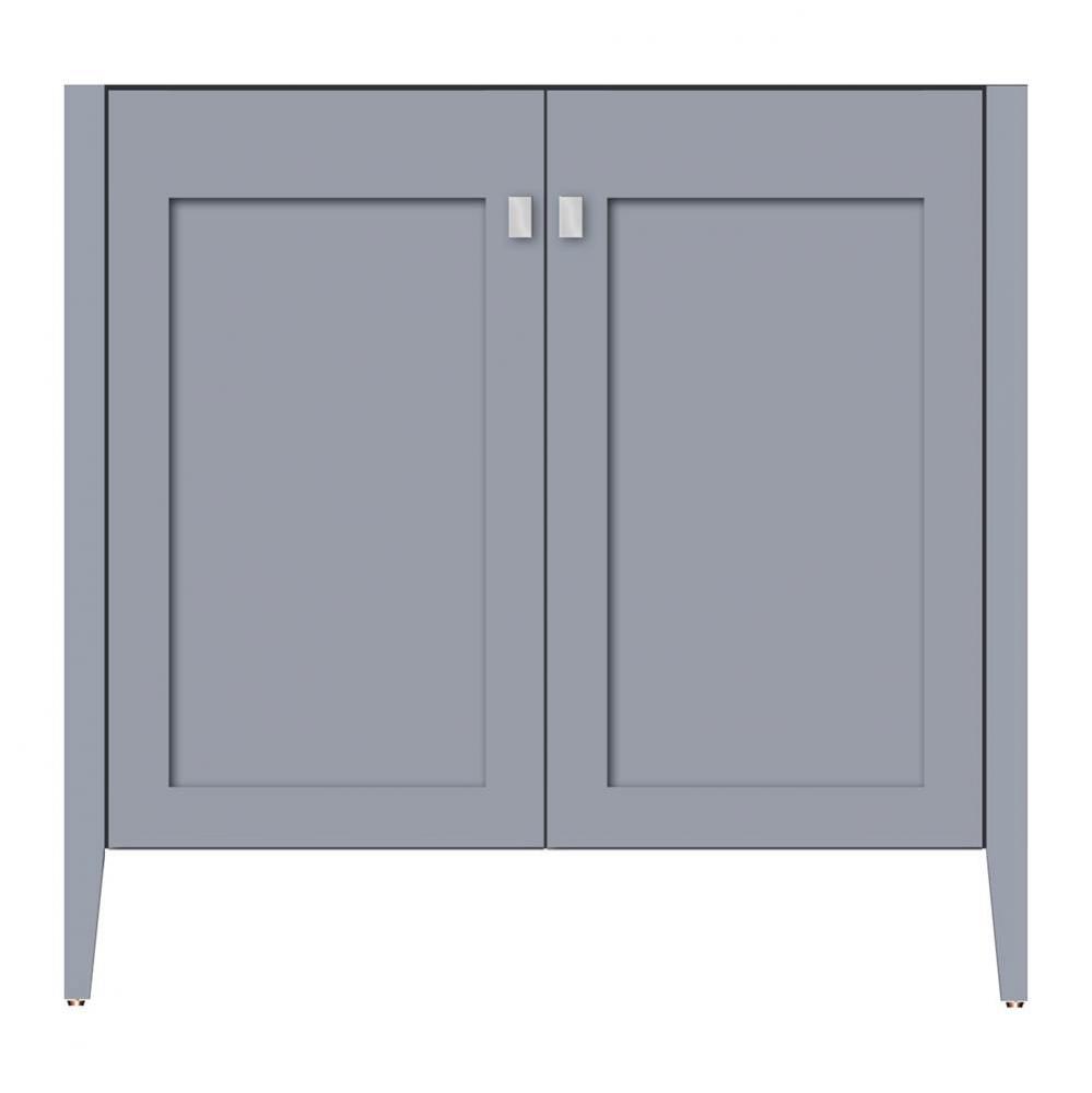 36 X 19 X 34.5 Newhalem Vanity Slab Sat Silver Std