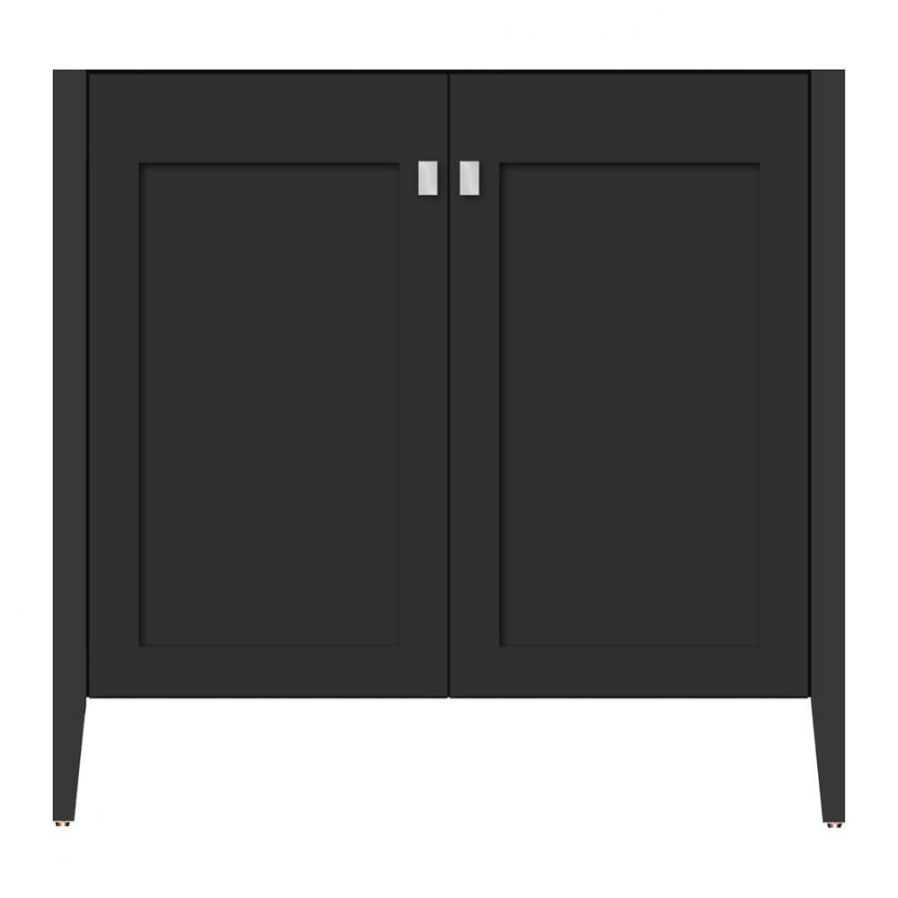 36 X 21.5 X 34.5 Newhalem Vanity Slab Sat Black Std