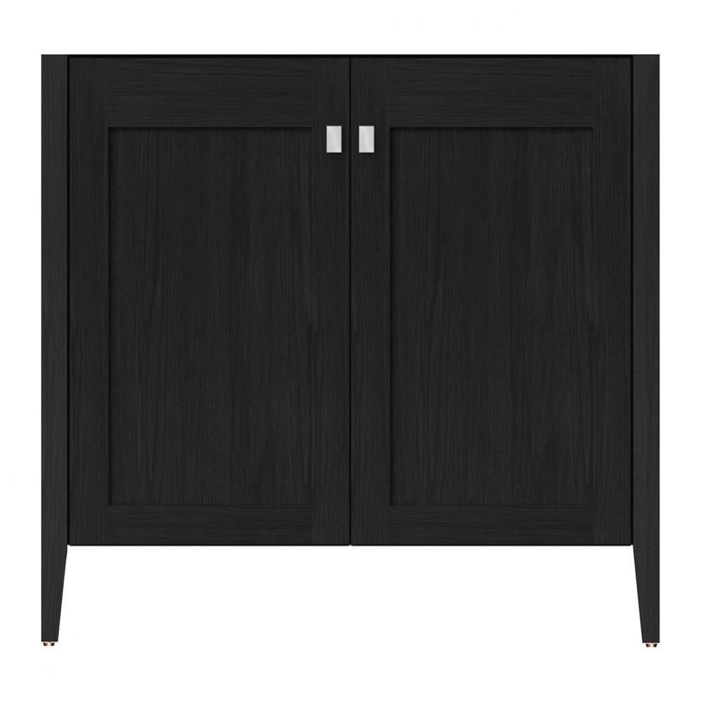 36 X 19 X 34.5 Newhalem Vanity Slab Midnight Oak Std