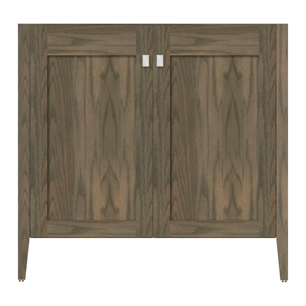 36 X 21.5 X 34.5 Newhalem Vanity Slab Dusky Oak Std