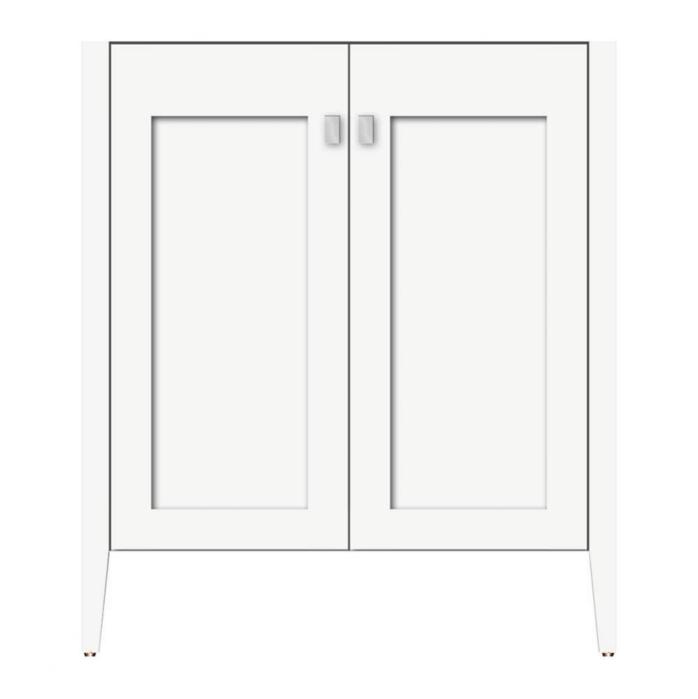 30 X 21.5 X 34.5 Newhalem Vanity Slab Sat White Std