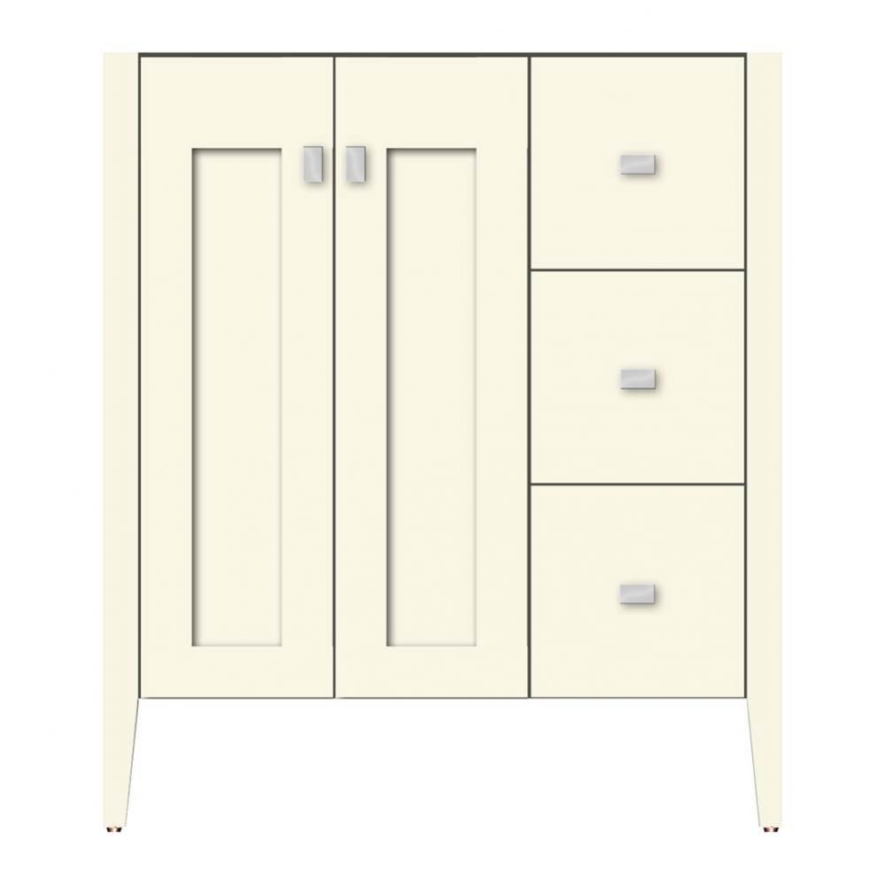 30 X 21.5 X 34.5 Newhalem Vanity Slab Sat Biscuit Rh