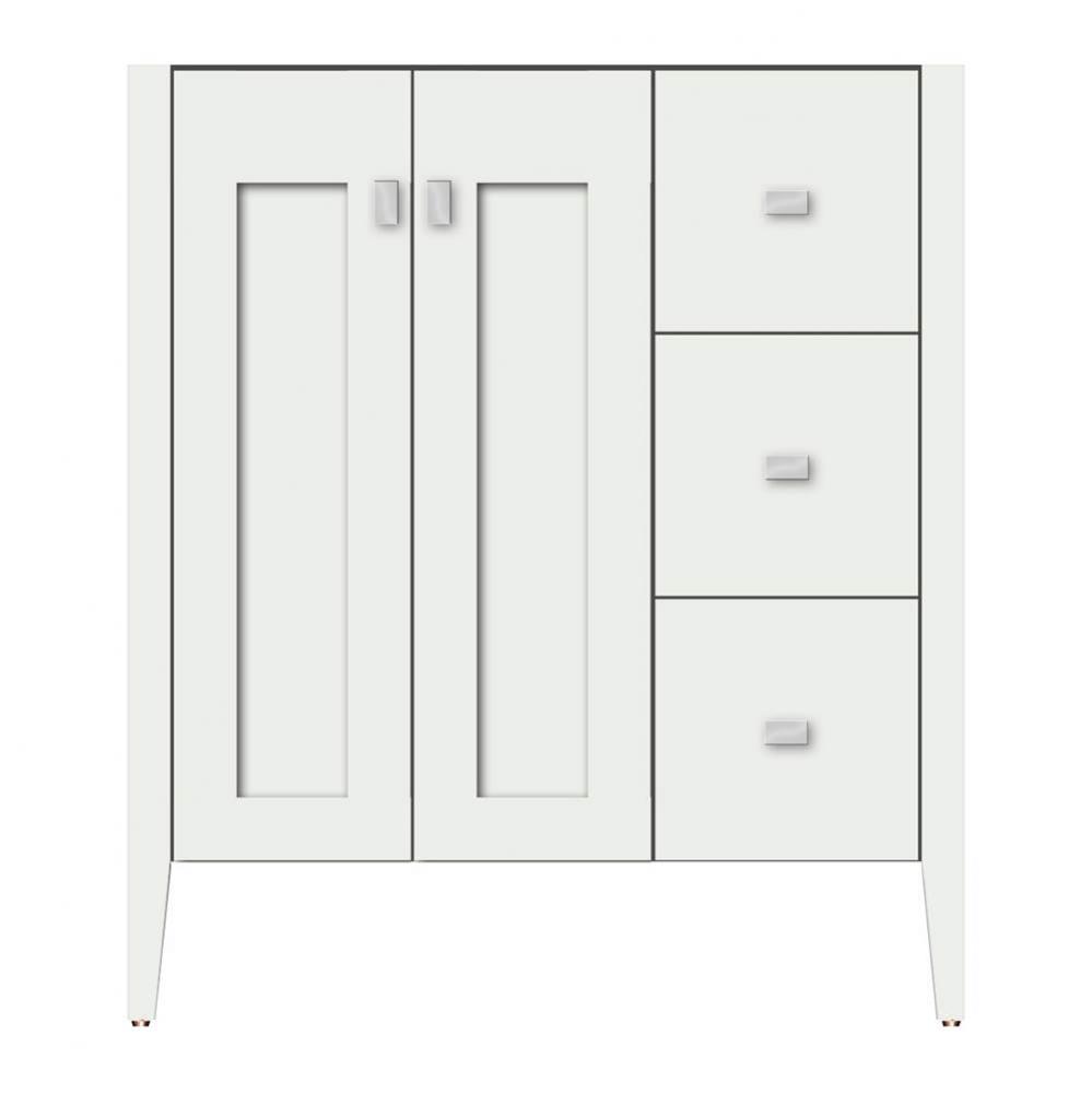 30 X 21.5 X 34.5 Newhalem Vanity Slab Powder Grey Rh