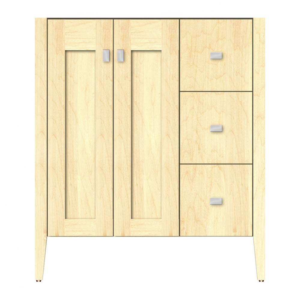 30 X 21.5 X 34.5 Newhalem Vanity Slab Nat Maple Rh
