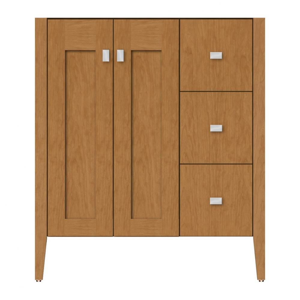 30 X 21.5 X 34.5 Newhalem Vanity Slab Nat Cherry Rh