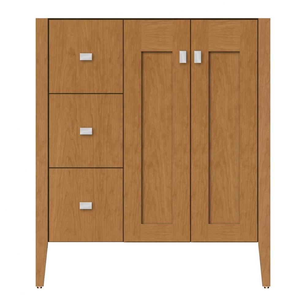 30 X 21.5 X 34.5 Newhalem Vanity Slab Nat Cherry Lh