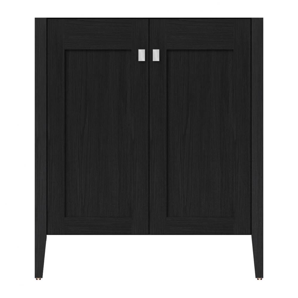 30 X 19 X 34.5 Newhalem Vanity Slab Midnight Oak Std
