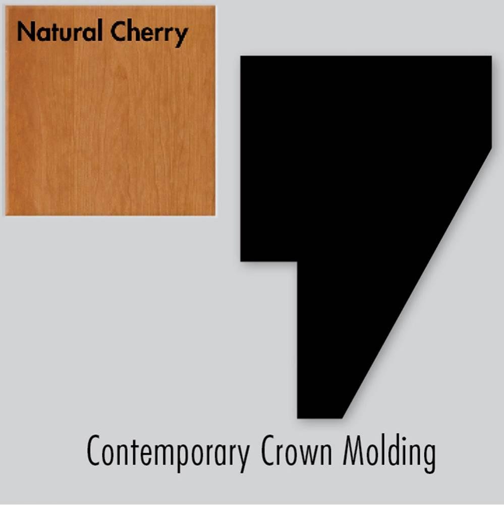 1.75 X 1.25 X 72 Contemp Crown Strip Nat Cherry