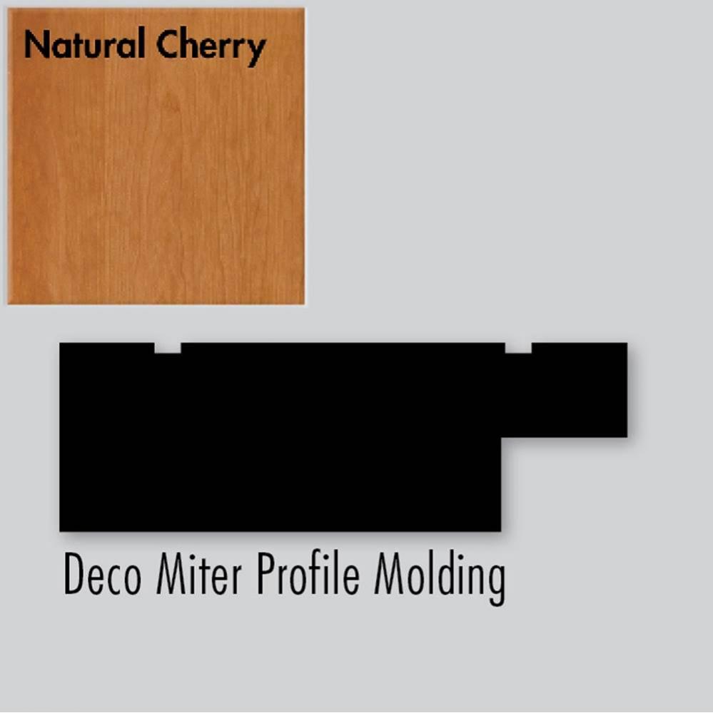 2.25 X .75 X 72 Molding Deco Miter Nat Cherry