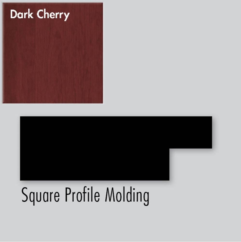 2.25 X .75 X 72 Molding Square Dk Cherry