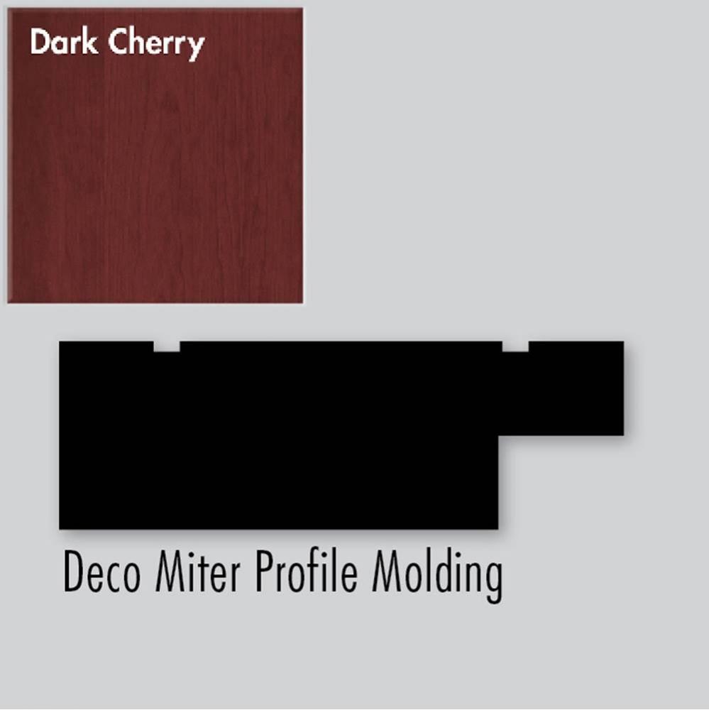 2.25 X .75 X 72 Molding Deco Miter Dk Cherry