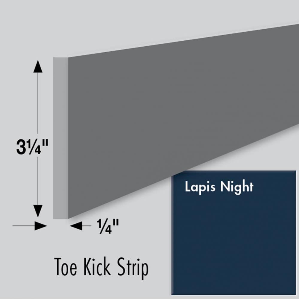 3.25 X .25 X 84 Toe Kick Strip Lapis Night