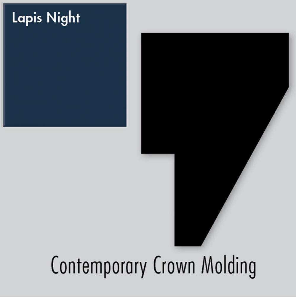 1.75 X 1.25 X 72 Contemp Crown Strip Lapis Night