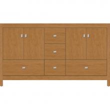 Strasser Woodenwork 50.143 - 60 X 21 X 34.5 Alki Essence Vanity Slab Nat Cherry Db