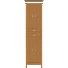 Strasser Woodenwork 50.344 - 19.5 X 18.5 X 70 Alki Essence Linen Slab Nat Cherry