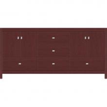 Strasser Woodenwork 50.535 - 72 X 18.5 X 34.5 Alki Essence Vanity Slab Dk Cherry Db