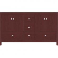 Strasser Woodenwork 50.144 - 60 X 21 X 34.5 Alki Essence Vanity Slab Dk Cherry Db