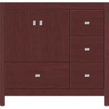 Strasser Woodenwork 50.188 - 36 X 21 X 34.5 Alki Essence Vanity Slab Dk Cherry Rh