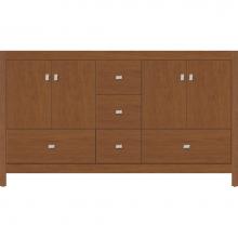 Strasser Woodenwork 50.245 - 60 X 21 X 34.5 Alki Essence Vanity Slab Cinn Cherry Db