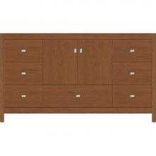 Strasser Woodenwork 50.268 - 60 X 21 X 34.5 Alki Essence Vanity Slab Cinn Cherry Sb