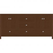 Strasser Woodenwork 51.693 - 72 X 18.5 X 34.5 Alki Essence Vanity Slab Pecan Cherry Db