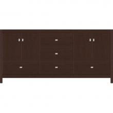 Strasser Woodenwork 50.533 - 72 X 18.5 X 34.5 Alki Essence Vanity Slab Choc Cherry Db