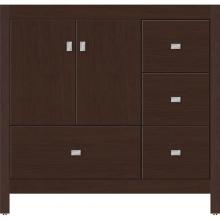 Strasser Woodenwork 50.158 - 36 X 18.5 X 34.5 Alki Essence Vanity Slab Choc Cherry Rh