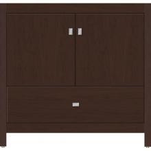 Strasser Woodenwork 50.391 - 36 X 21 X 34.5 Alki Essence Vanity Slab Choc Cherry Std