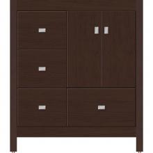 Strasser Woodenwork 50.163 - 30 X 21 X 34.5 Alki Essence Vanity Slab Choc Cherry Lh