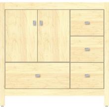 Strasser Woodenwork 50.206 - 36 X 18.5 X 34.5 Alki Essence Vanity Slab Nat Maple Rh