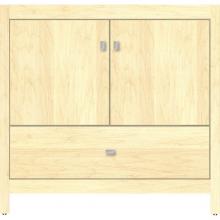 Strasser Woodenwork 50.400 - 36 X 21 X 34.5 Alki Essence Vanity Slab Nat Maple Std