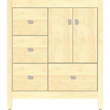 Strasser Woodenwork 50.238 - 30 X 18.5 X 34.5 Alki Essence Vanity Slab Nat Maple Lh