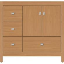 Strasser Woodenwork 50.648 - 36 X 21 X 34.5 Alki Essence Vanity Slab Nat Oak Lh