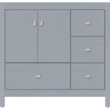 Strasser Woodenwork 50.647 - 36 X 21 X 34.5 Alki Essence Vanity Slab Silver Oak Rh
