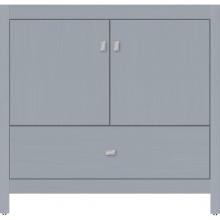 Strasser Woodenwork 50.651 - 36 X 21 X 34.5 Alki Essence Vanity Slab Silver Oak Std