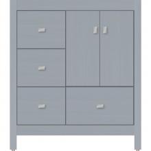 Strasser Woodenwork 50.655 - 30 X 21 X 34.5 Alki Essence Vanity Slab Silver Oak Lh