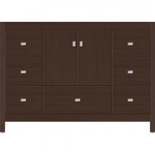 Strasser Woodenwork 51.787 - 48 X 18.5 X 34.5 Alki Essence Vanity Slab Choc Oak Sb