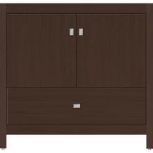 Strasser Woodenwork 51.809 - 36 X 18.5 X 34.5 Alki Essence Vanity Slab Choc Oak Std